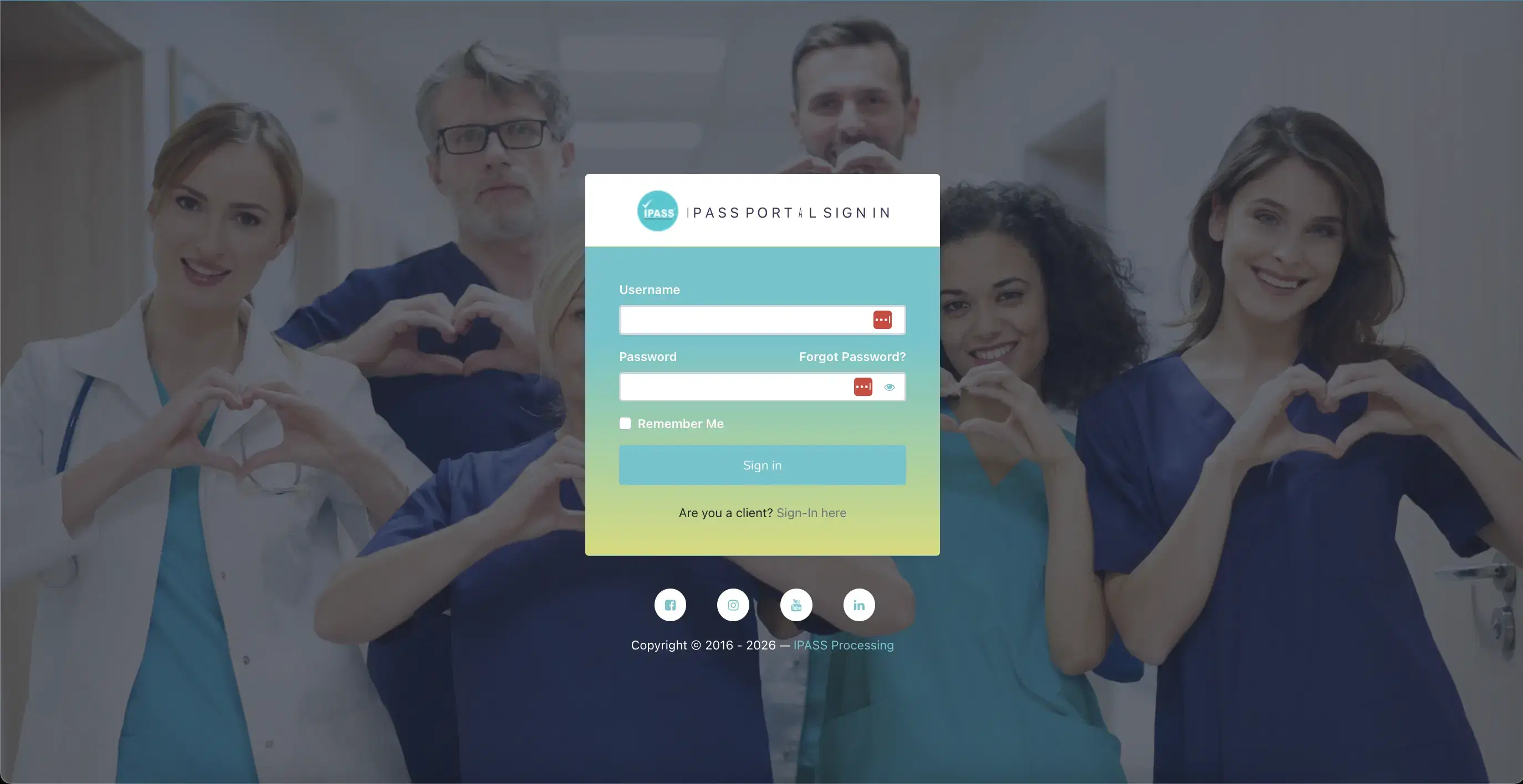 IPASS Portal V2 preview